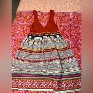 Free People mixed media dress